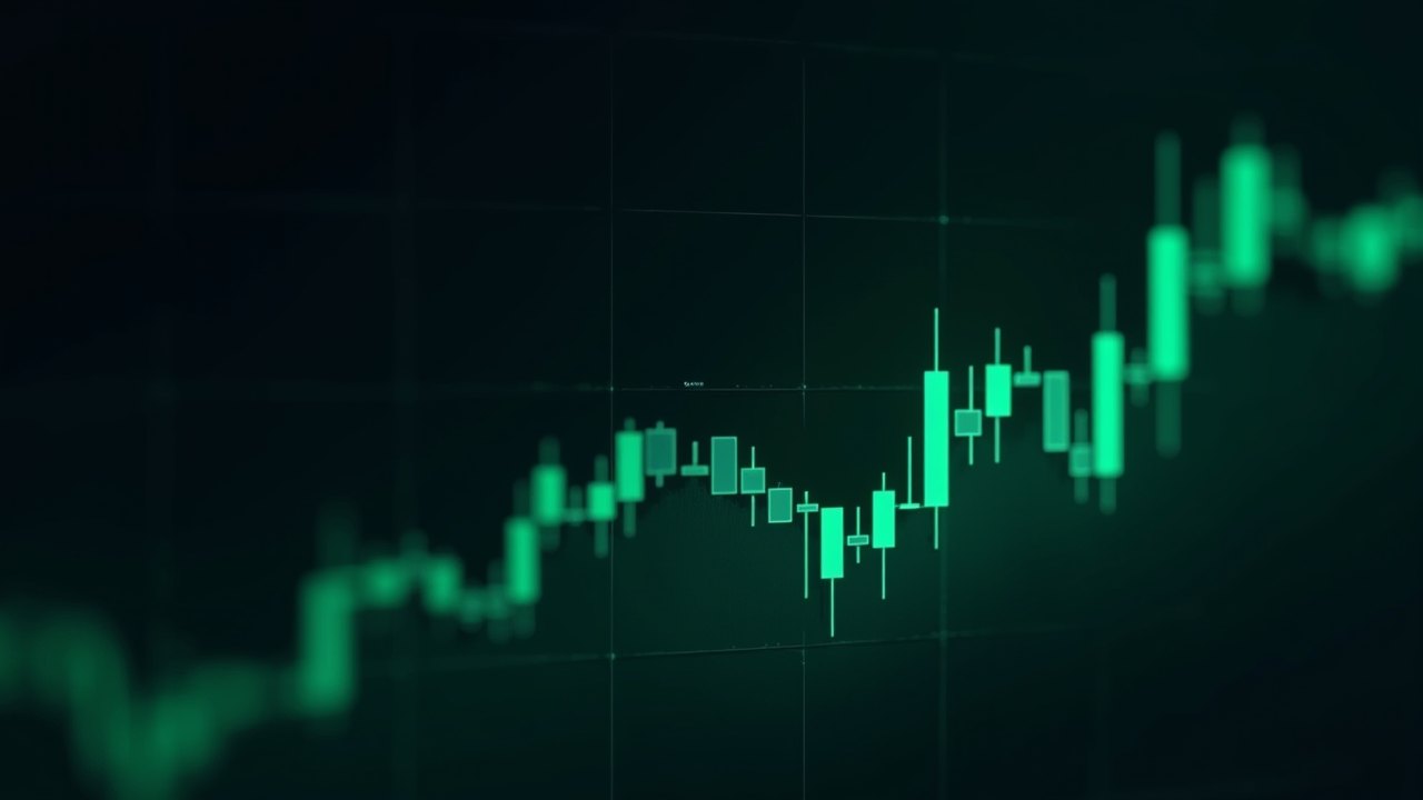 上昇する株価チャートのイメージ